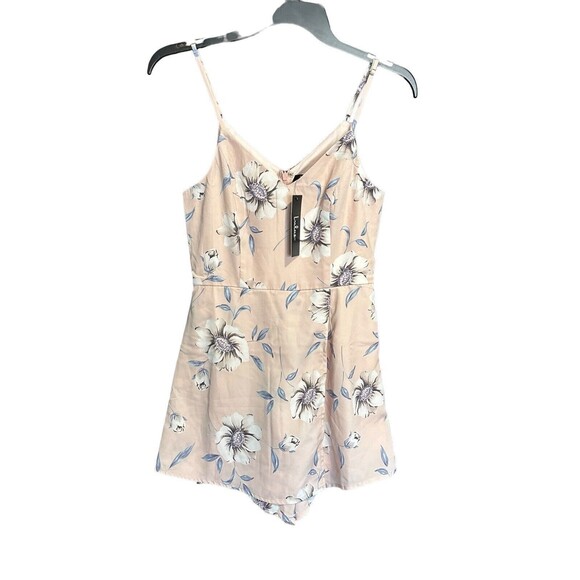 Lulu Dresses & Skirts - NWT Lulus Magical Meadow Blush Pink Floral Print Women’s XS Mini Skort Dress I16